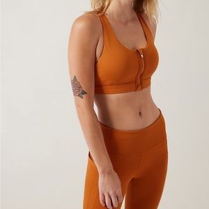 Athleta Ultimate Zip Bra